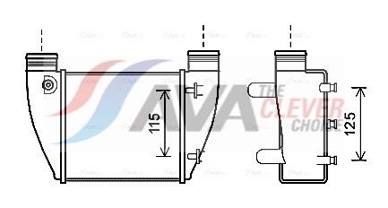 Інтеркулер AVA QUALITY COOLING AI4364 - zapix