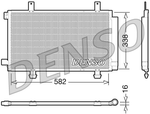 Радіатор кондиціонера DENSO DCN47002 - zapix