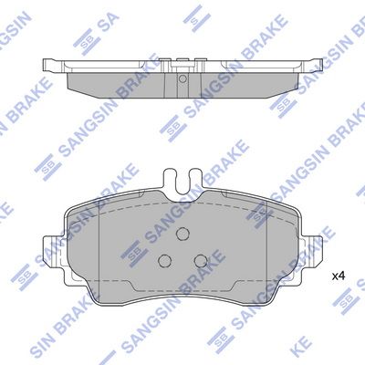 Гальмівні колодки дискові HI-Q SP1744