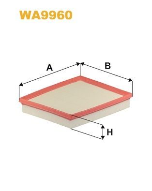Повітряний фільтр WIX FILTERS WA9960