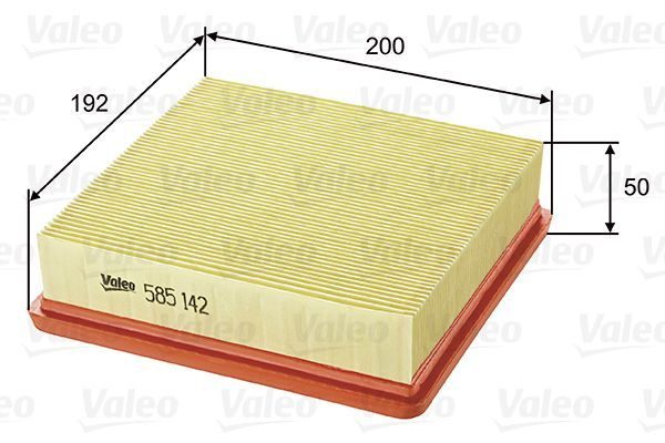 Повітряний фільтр VALEO 585142 - zapix