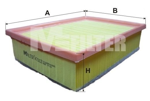 Повітряний фільтр MFILTER K7012 - zapix