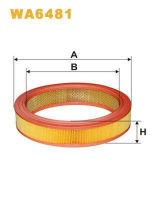 Воздушный фильтр WIX FILTERS WA6481