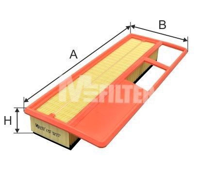 Повітряний фільтр MFILTER K757 - zapix