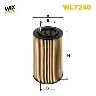 Оливний фільтр WIX FILTERS WL7240 - zapix