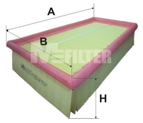 Повітряний фільтр MFILTER K775 - zapix