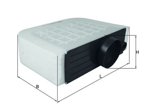 Повітряний фільтр MAHLE LX32336 - zapix