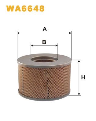 Повітряний фільтр WIX FILTERS WA6648 - zapix