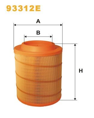 Повітряний фільтр WIX FILTERS 93312E - zapix