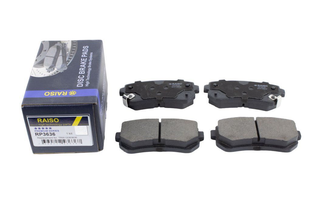 Гальмівні колодки дискові RAISO RP3636 - zapix
