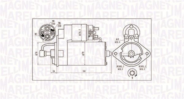 Стартер MAGNETI MARELLI 063720984010 - zapix