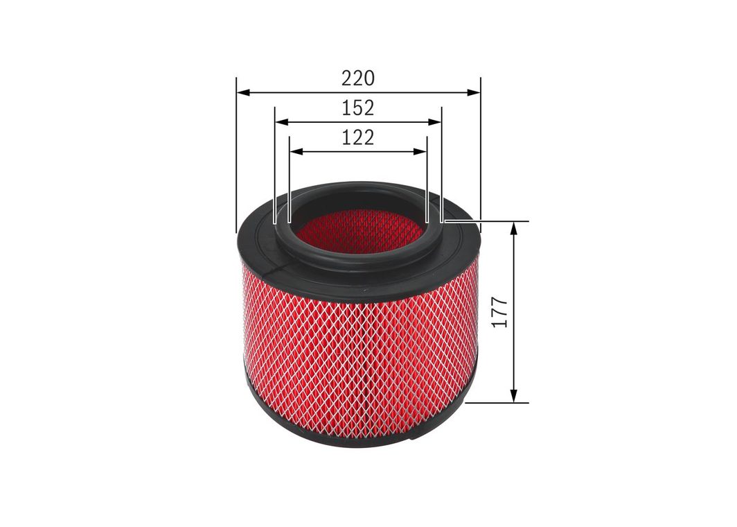 Повітряний фільтр BOSCH F026400344 - zapix