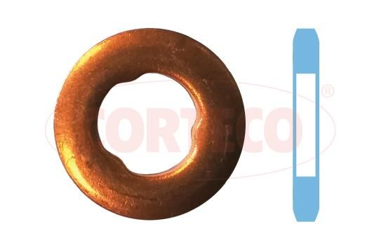 Прокладка форсунки паливної CORTECO 49430631 - zapix