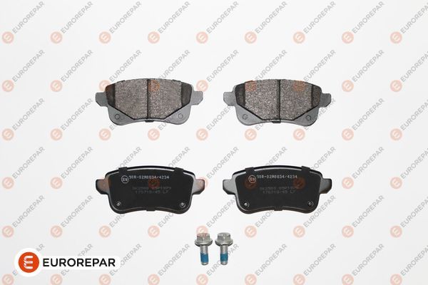 Гальмівні колодки дискові EUROREPAR 1697650780