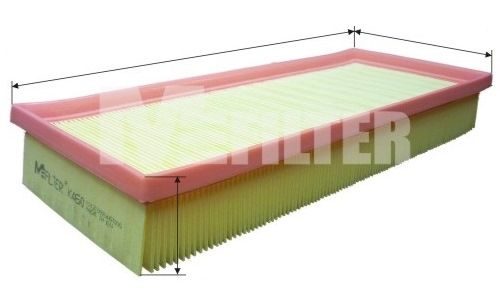 Повітряний фільтр MFILTER K460 - zapix