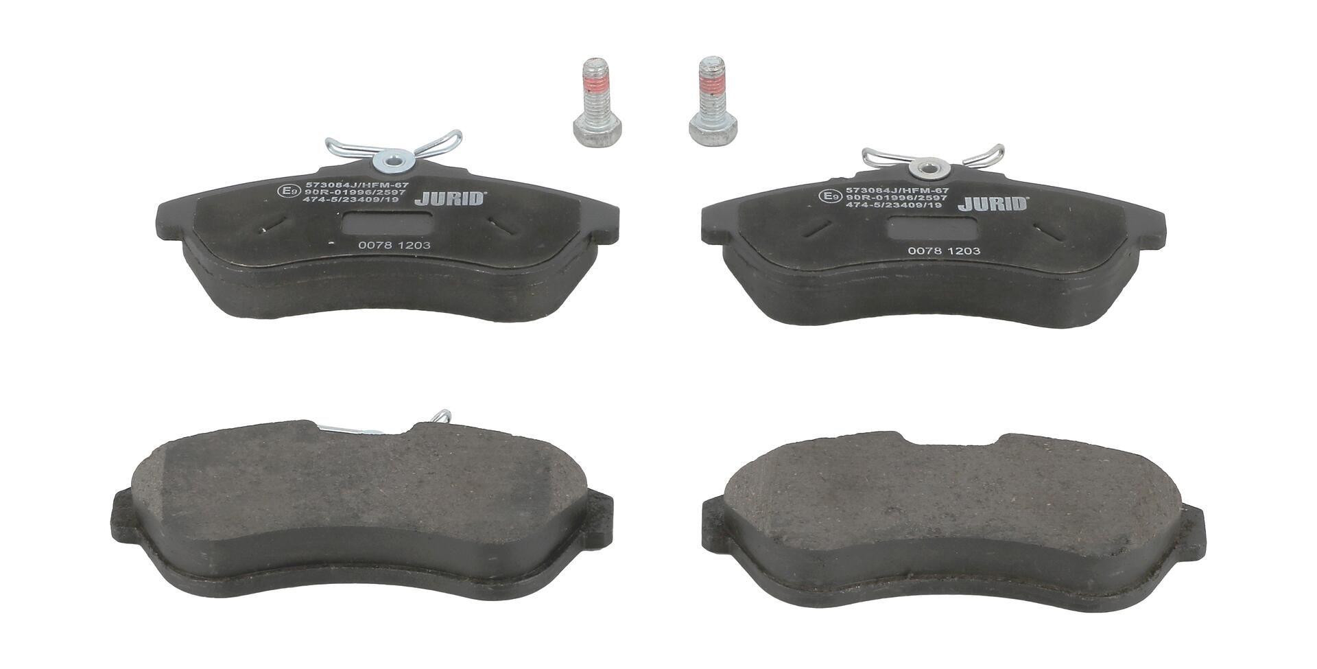 Гальмівні колодки дискові JURID 573084J - zapix