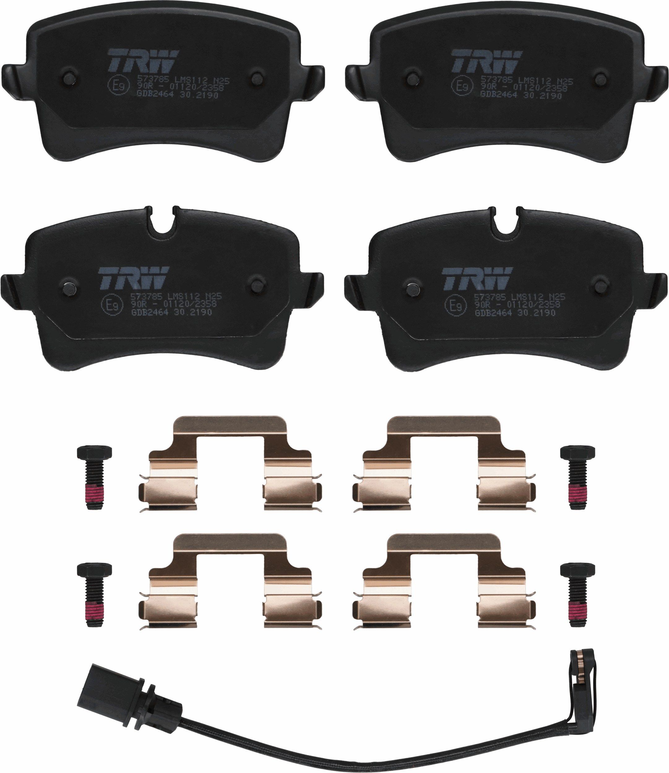 Гальмівні колодки дискові TRW GDB2464 - zapix