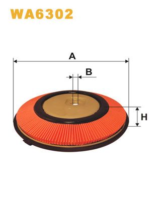 Повітряний фільтр WIX FILTERS WA6302 - zapix