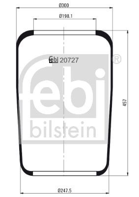 Пневматична підвіска FEBI BILSTEIN 20727 - zapix