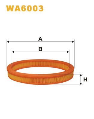 Повітряний фільтр WIX FILTERS WA6003 - zapix