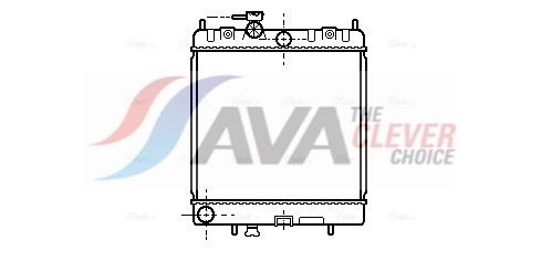 Радіатор охолодження двигуна AVA QUALITY COOLING DN2130 - zapix