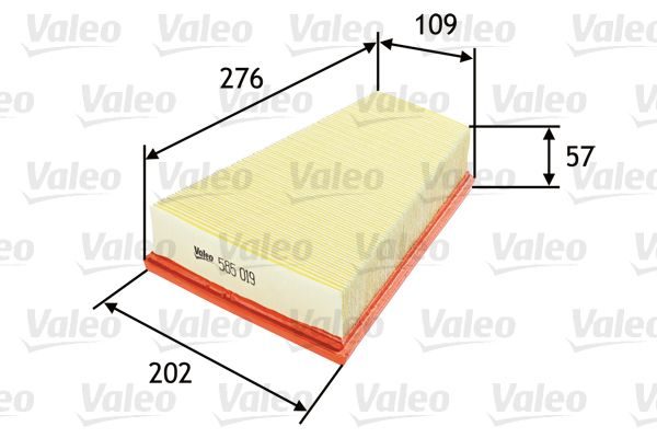 Повітряний фільтр VALEO 585019 - zapix