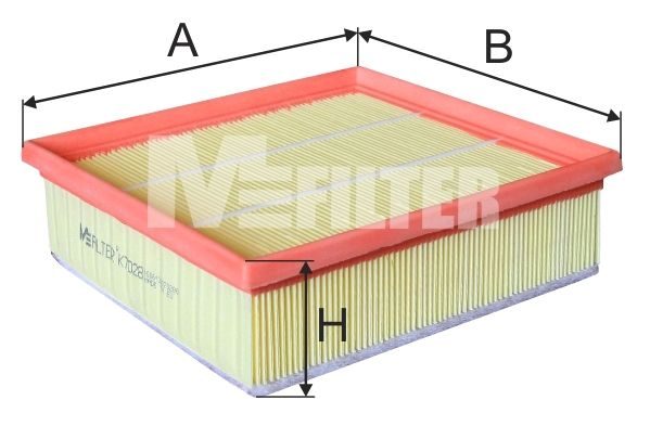 Повітряний фільтр MFILTER K7028 - zapix