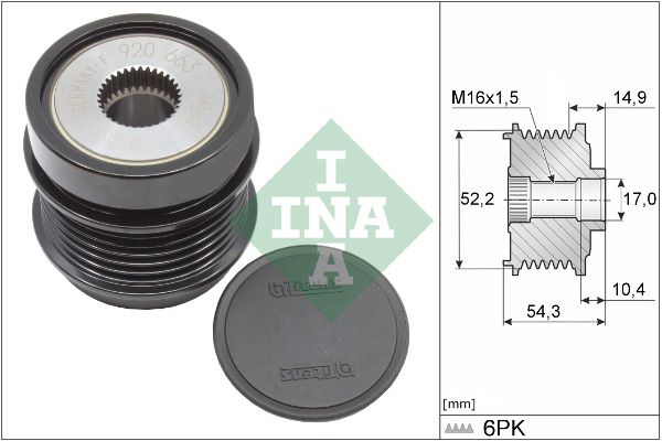 Муфта генератора SCHAEFFLER INA 535034210 - zapix
