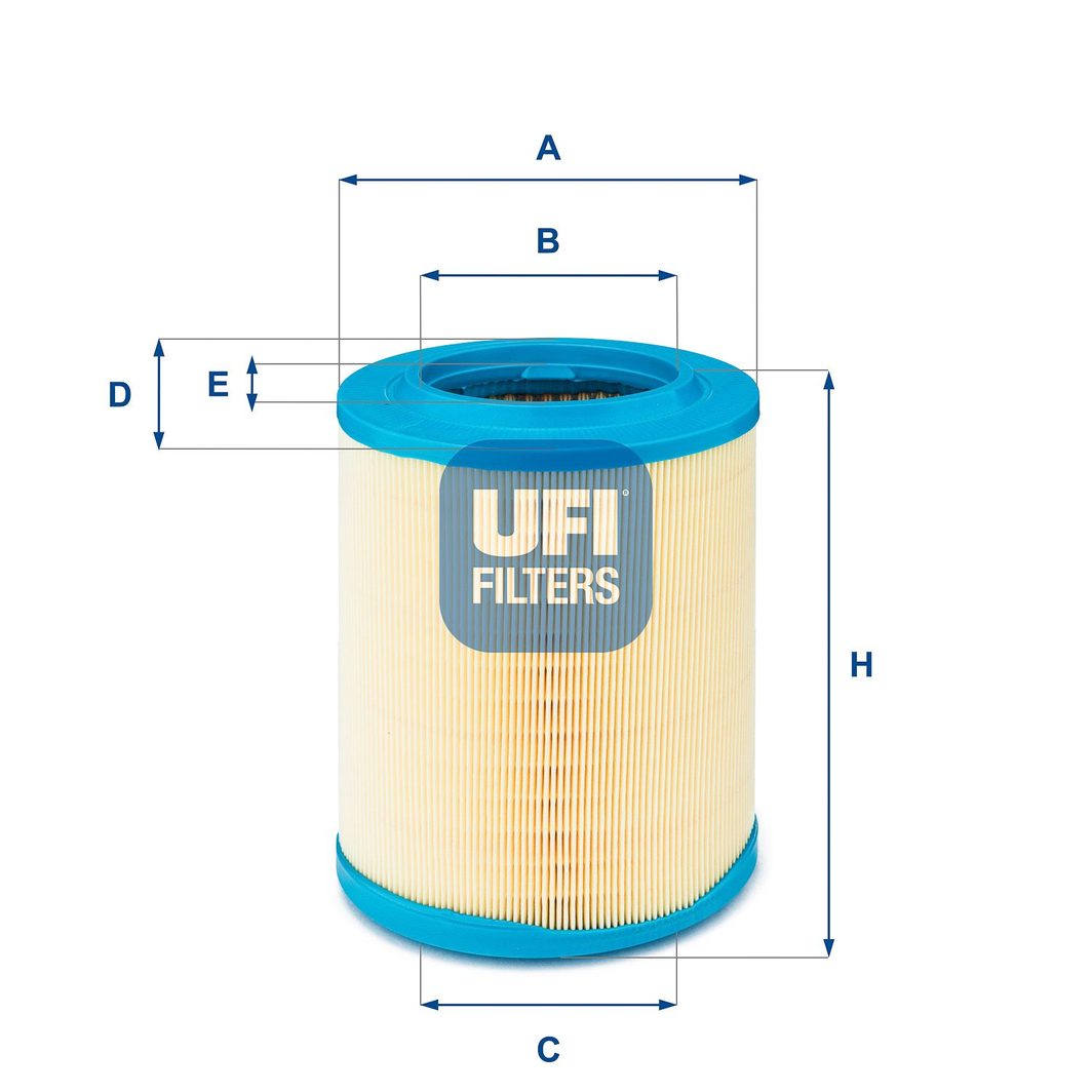 Повітряний фільтр UFI 2760600 - zapix