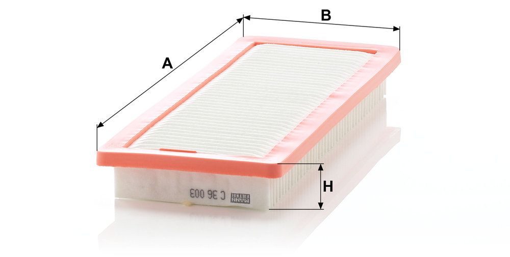 Повітряний фільтр MANN-FILTER C36003 - zapix