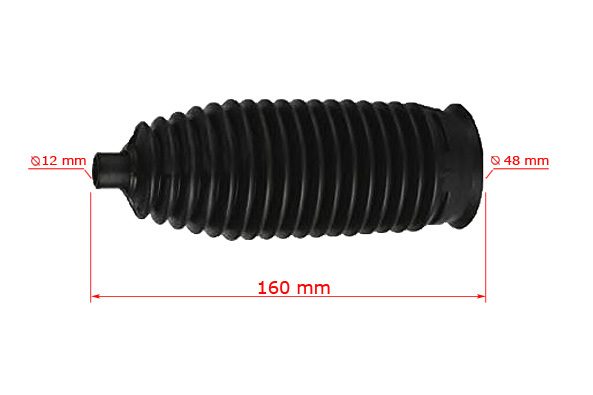 Пильник рульової рейки MSG KI101DUSTER - zapix