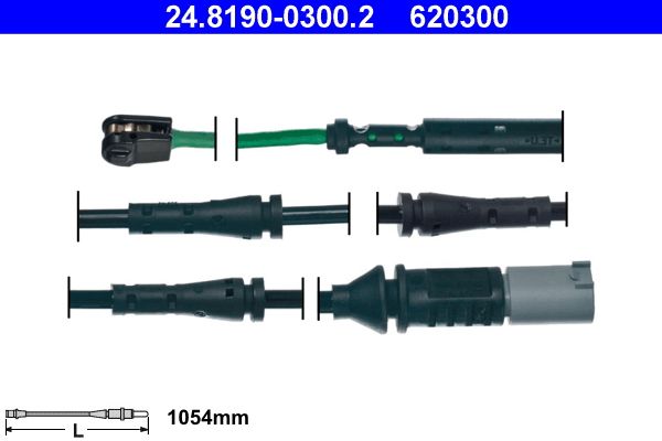 Датчик зносу гальмівних колодок ATE 24819003002 - zapix
