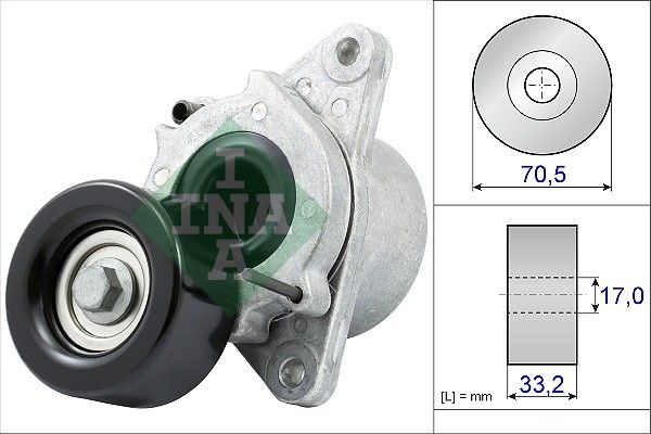 Натяжний пристрій ременя поліклінового SCHAEFFLER INA 534043510 - zapix