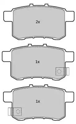 Гальмівні колодки дискові FREMAX FBP1824 - zapix
