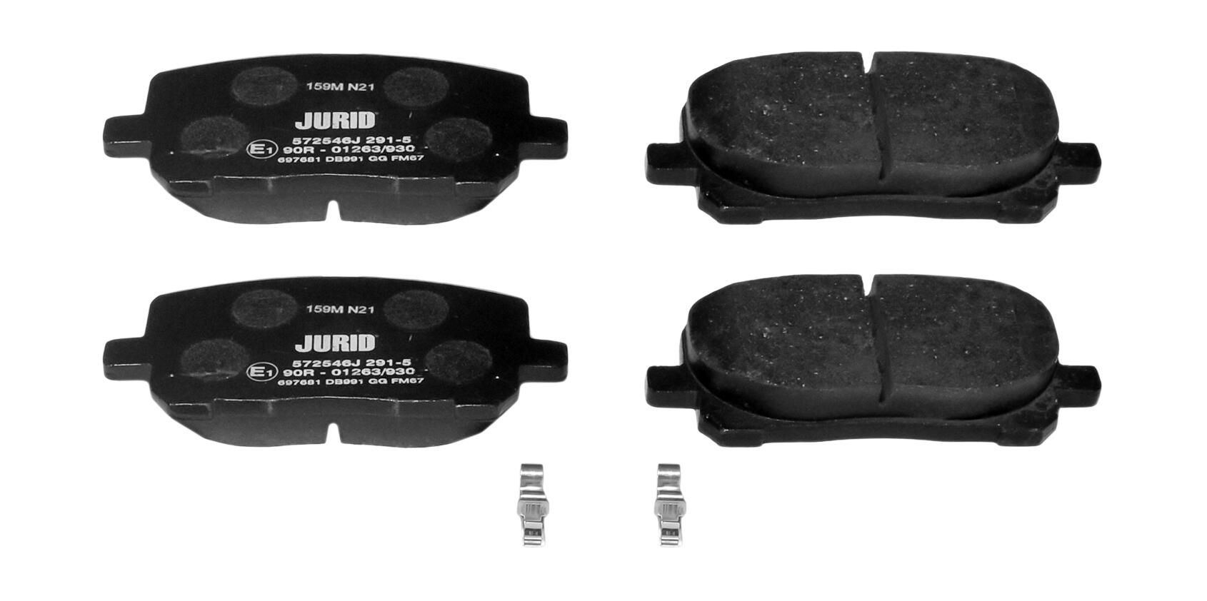 Гальмівні колодки дискові JURID 572546J - zapix