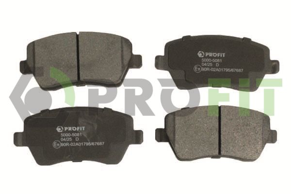 Гальмівні колодки дискові PROFIT 50005081 - zapix