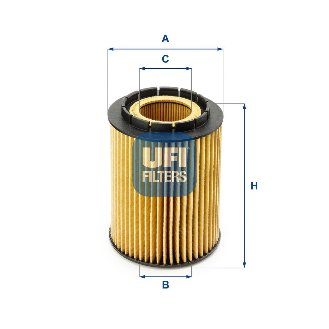 Оливний фільтр UFI 2501000 - zapix