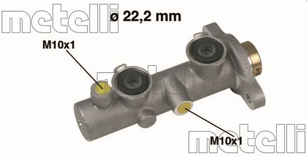Головний гальмівний циліндр METELLI 050342 - zapix
