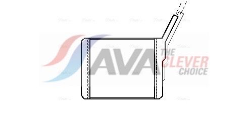 Радіатор пічки AVA QUALITY COOLING OL6182 - zapix