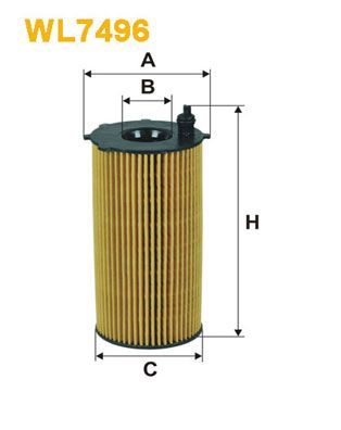 Оливний фільтр WIX FILTERS WL7496