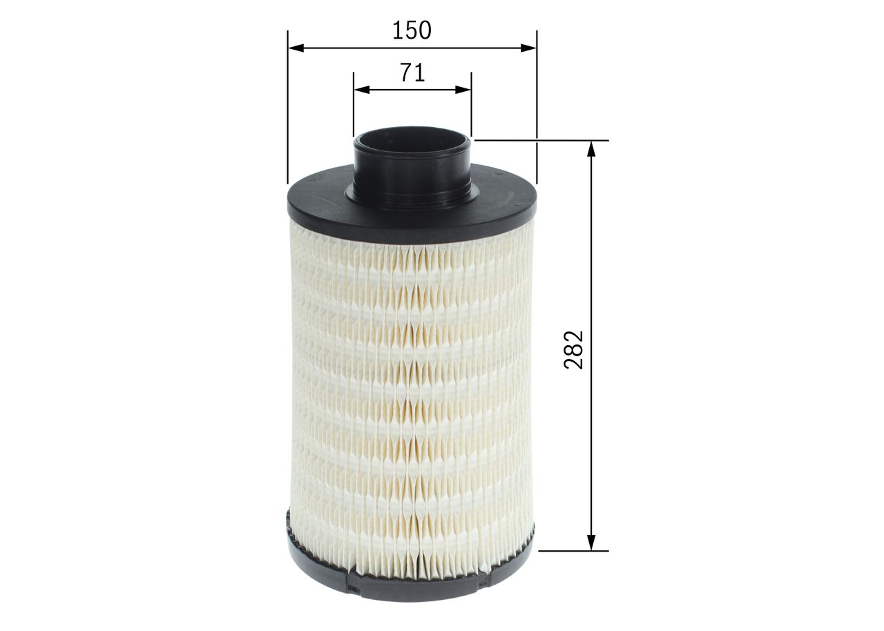 Повітряний фільтр BOSCH F026401816 - zapix