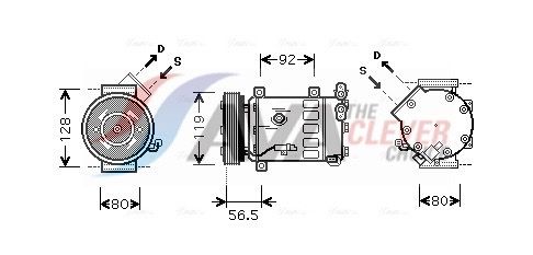 Компресор кондиціонера AVA QUALITY COOLING CNAK242 - zapix