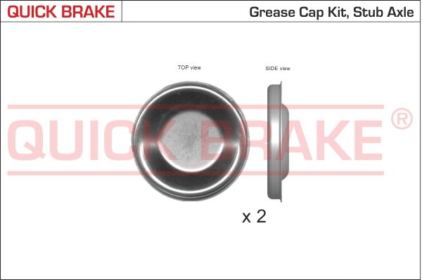 Кришка маточини QUICK BRAKE 9826K - zapix