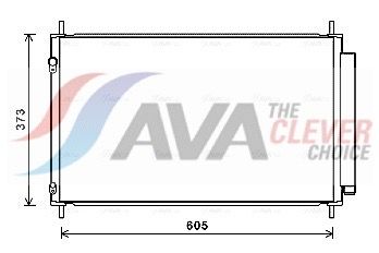 Радіатор кондиціонера AVA QUALITY COOLING TO5708D - zapix