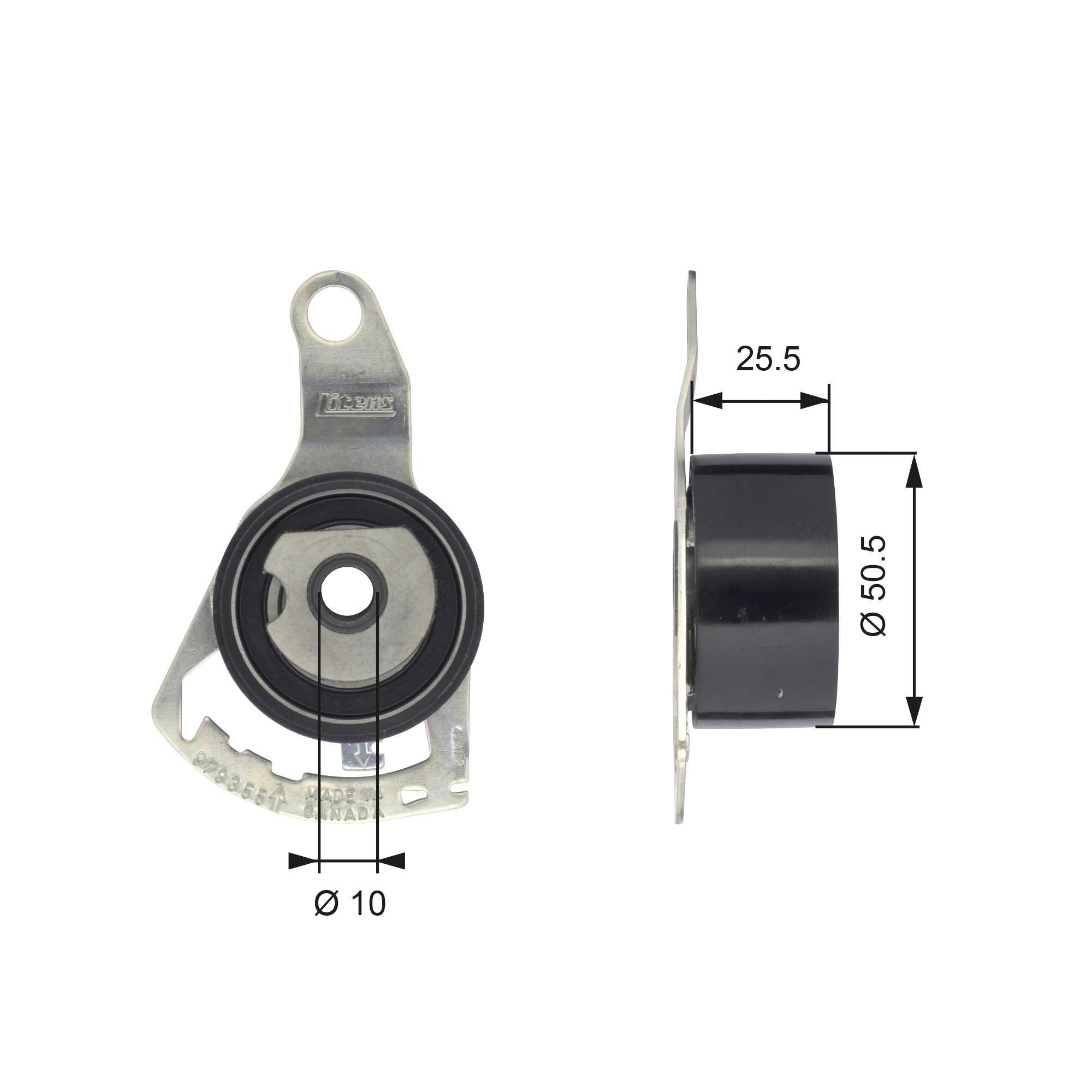Натяжний ролик ГРМ GATES T43056 - zapix