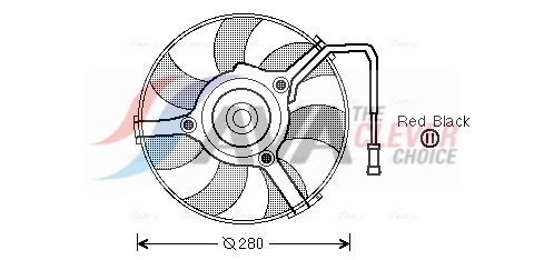 Вентилятор системи охолодження AVA QUALITY COOLING AI7504 - zapix
