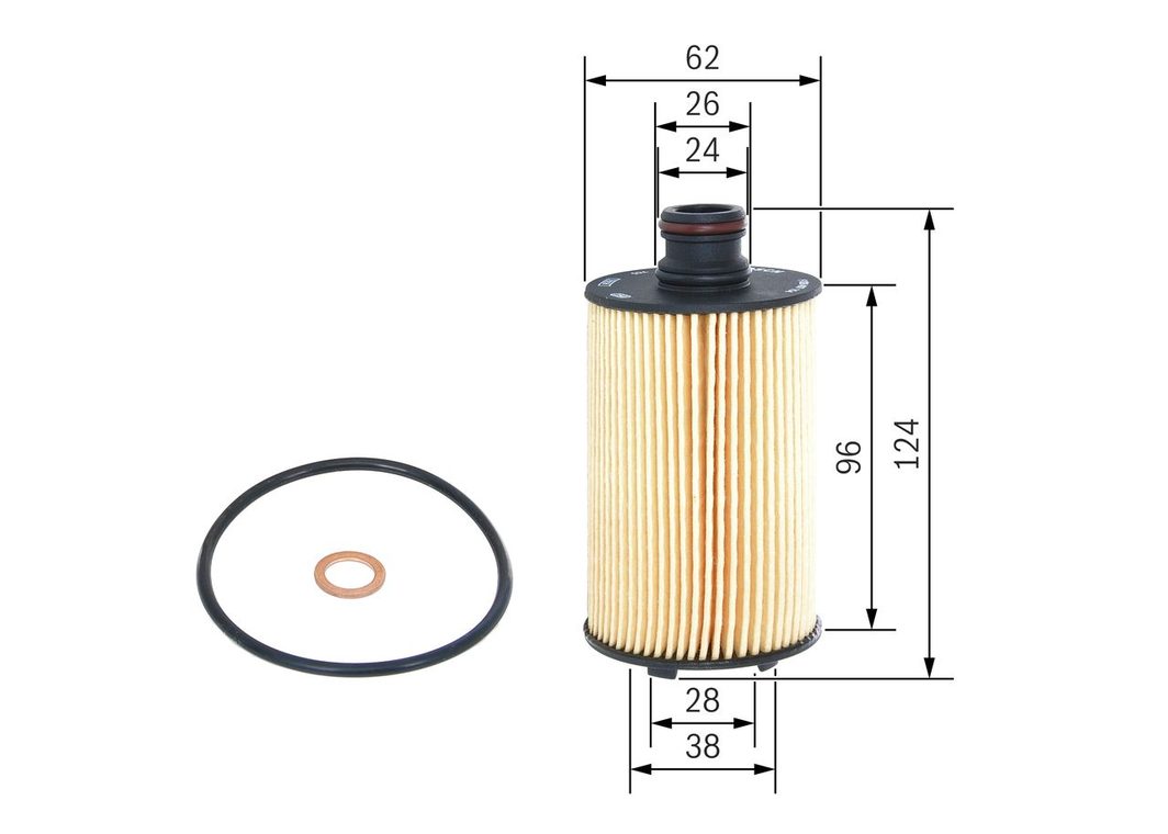 Оливний фільтр BOSCH F026407154 - zapix