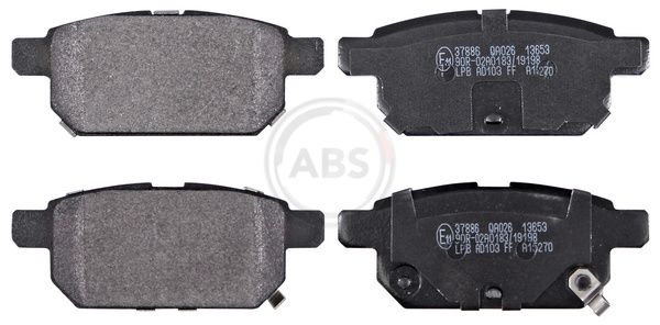 Тормозные колодки дисковые A.B.S. 37886