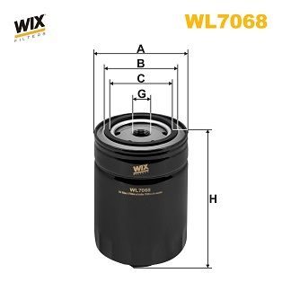 Оливний фільтр WIX FILTERS WL7068 - zapix
