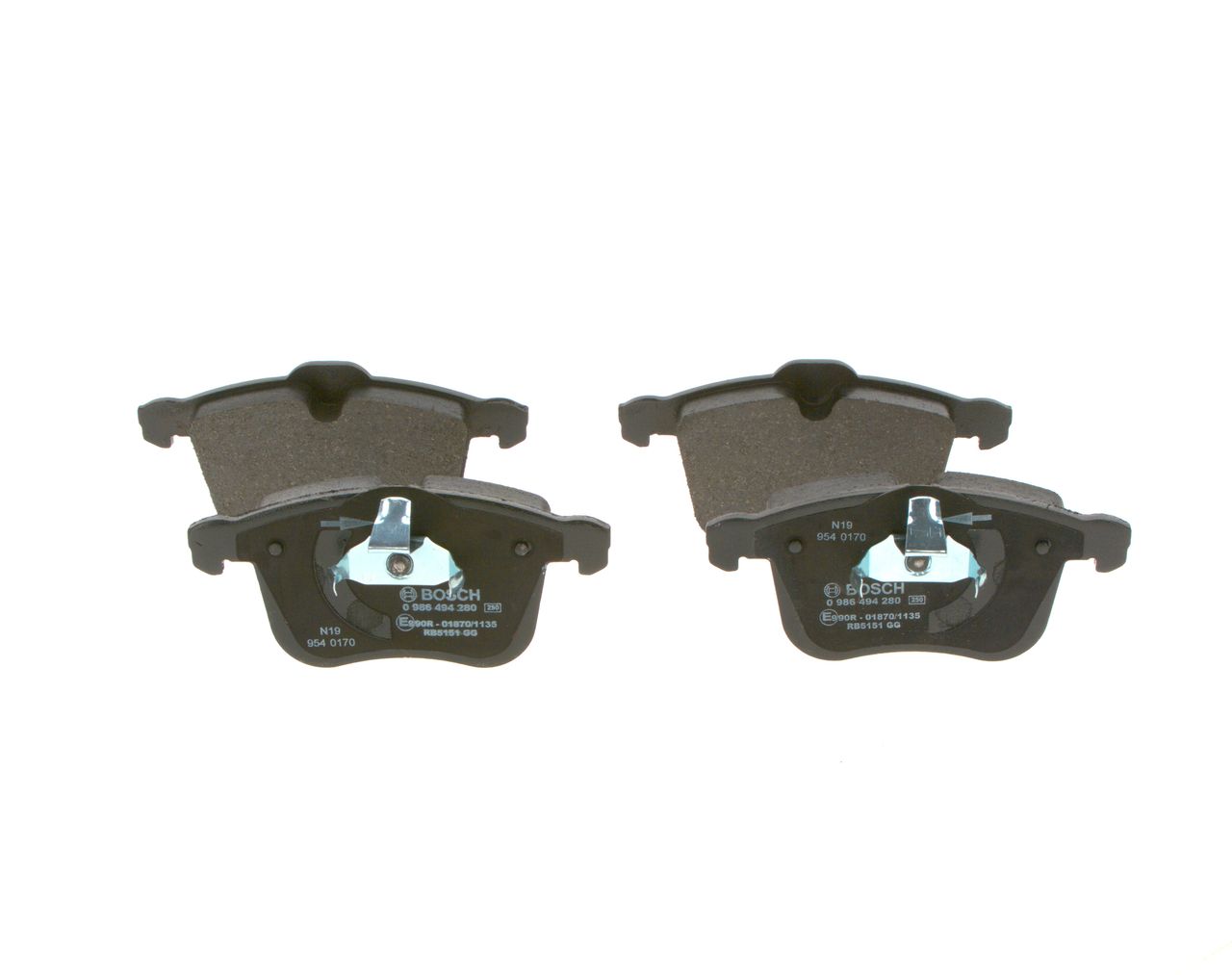 Гальмівні колодки дискові BOSCH 0986494280 - zapix